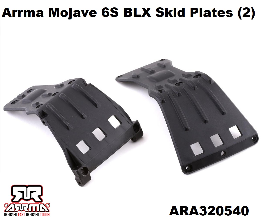ARRMA Mojave 6S BLX Skid Plates (2) – RC Bombshells