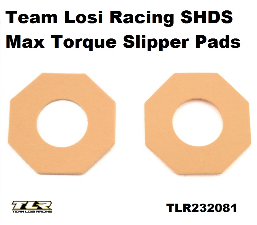 TLR SHDS Max Torque Slipper Pads (2) RC Bombshells