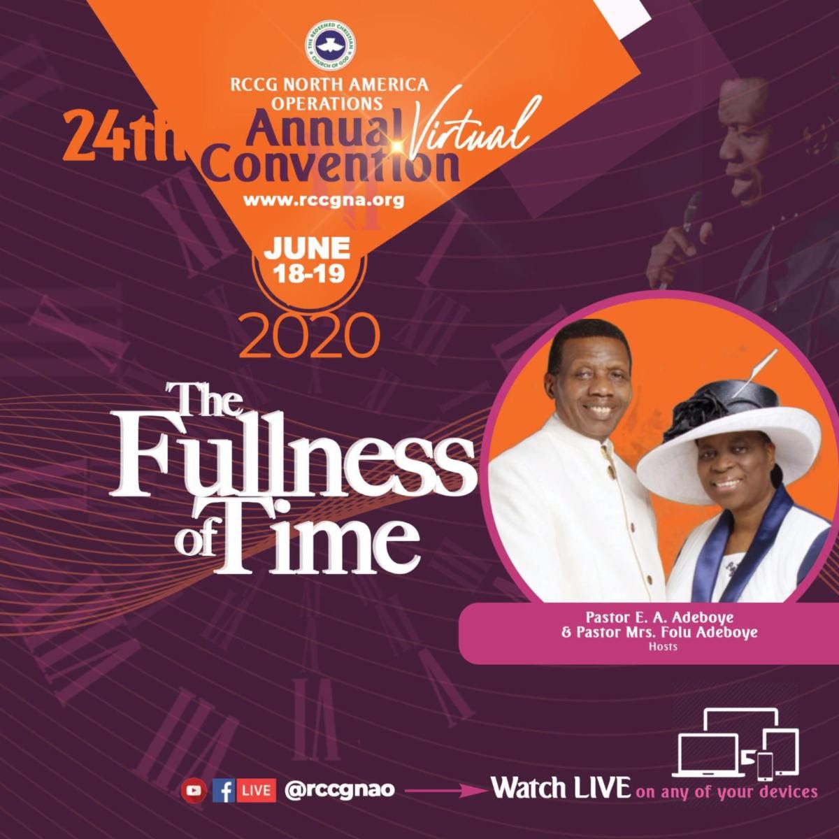RCCGNA Convention 2020 Chapel of the Great Restorer