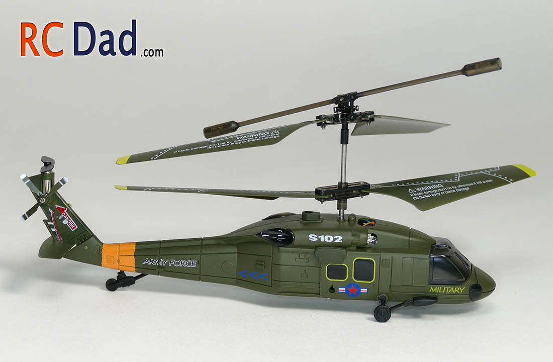 Black Hawk RC Helicopter Syma S102 Review