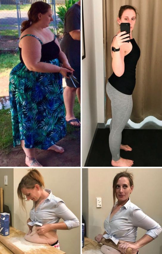 20 Imágenes de personas que consiguieron transformarse perdiendo más de