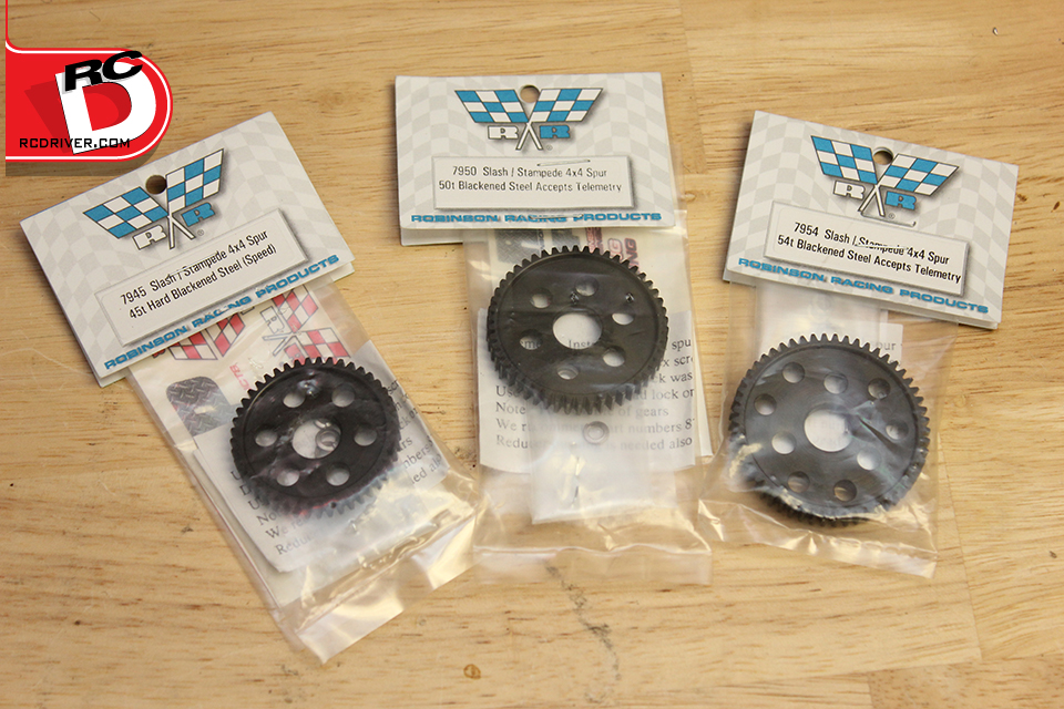 Robinson Racing Hard Blackened Slash or Stampede 4x4 Spur Gear Install