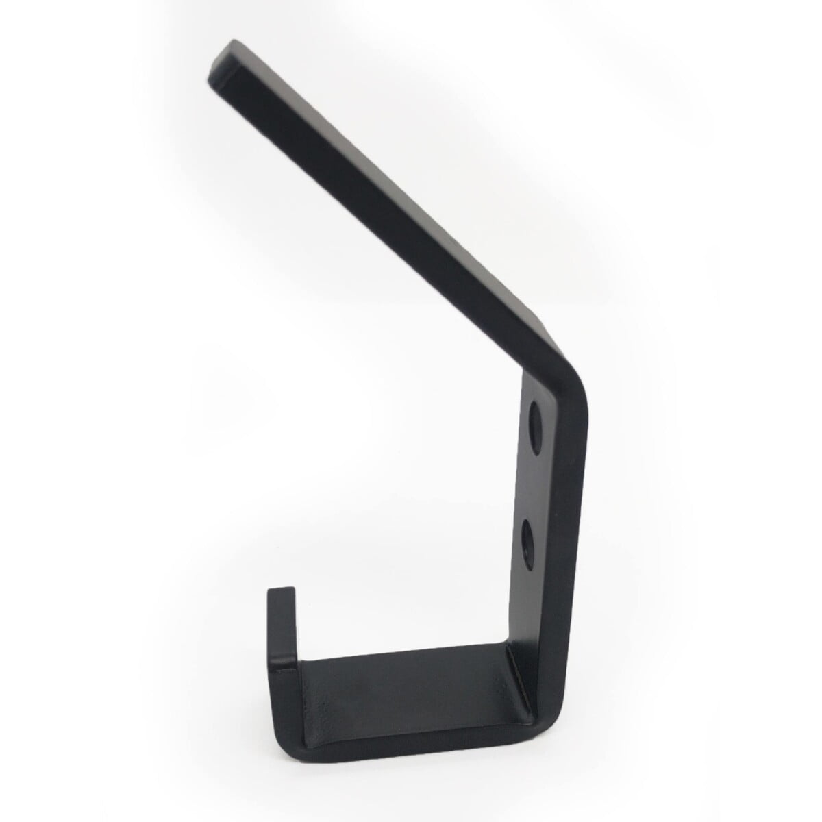 Double Coat Hook A Black Steel Iron Modern Farmhouse Rustic Industrial