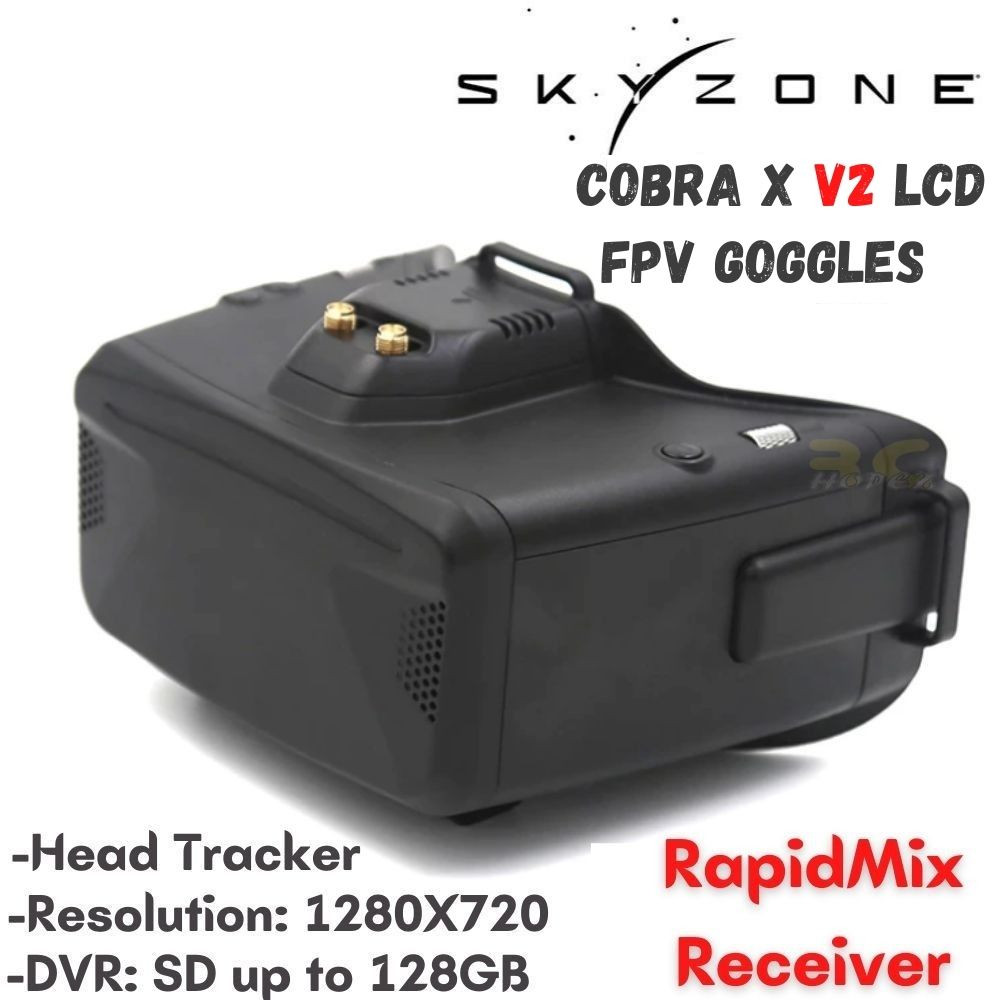 Skyzone Cobra X V2 5.8GHz 48CH 1280X720 LCD RapidMix Receiver FPV