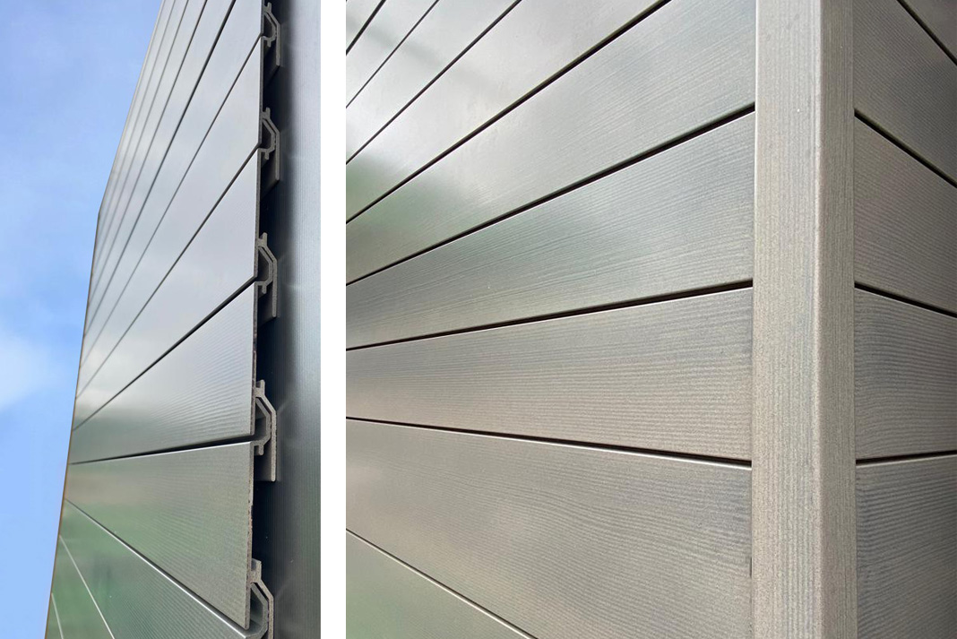 The extruded aluminium planks can be supplied in a variety of lengths