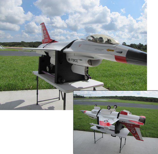 Jet-Foam Cradle (BVM 1:6 F-16) - RC Jetwerx