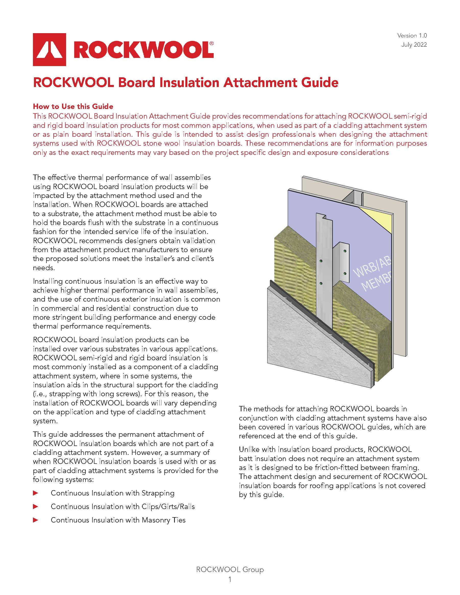 ROCKWOOL RClass Builder Program United States (English)
