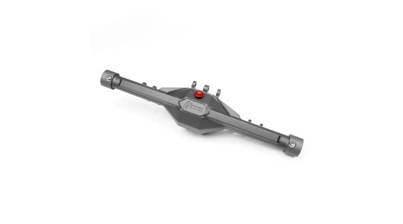 VPS07855 • Currie F9 SCX10II Rear Axle Grey Anodized • R/C Madness