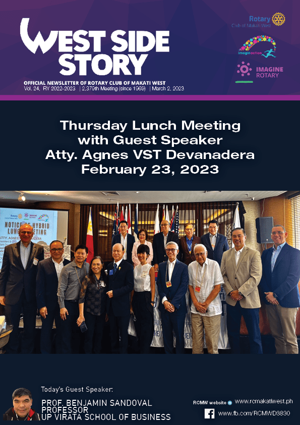 24 March 2, 2023 Rotary Club of Makati West