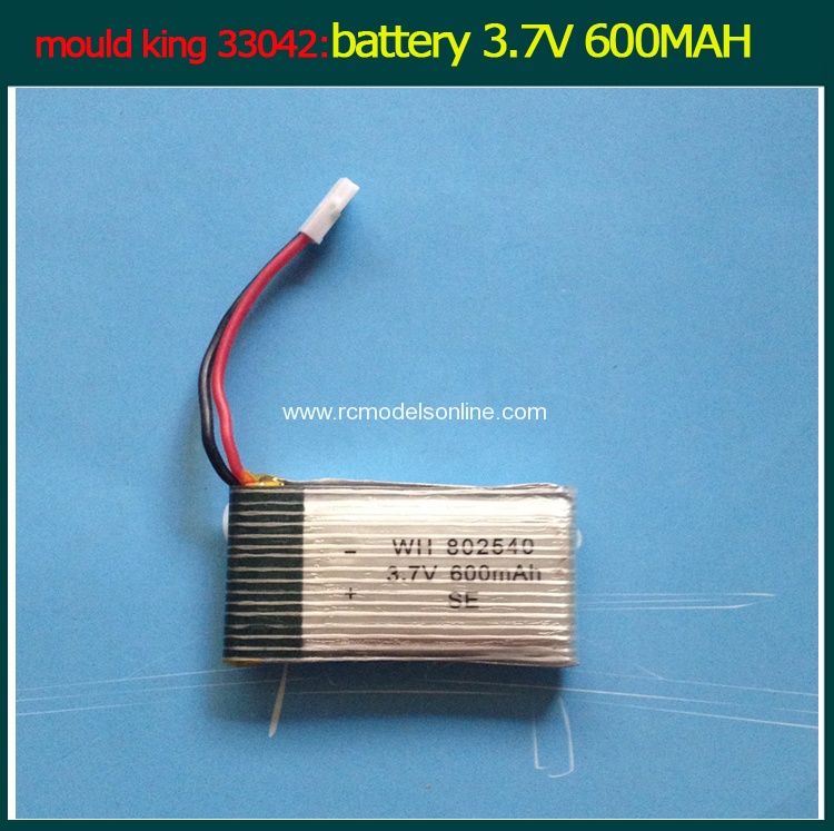 mould king spare parts3304210 battery 3.7V 600MAH