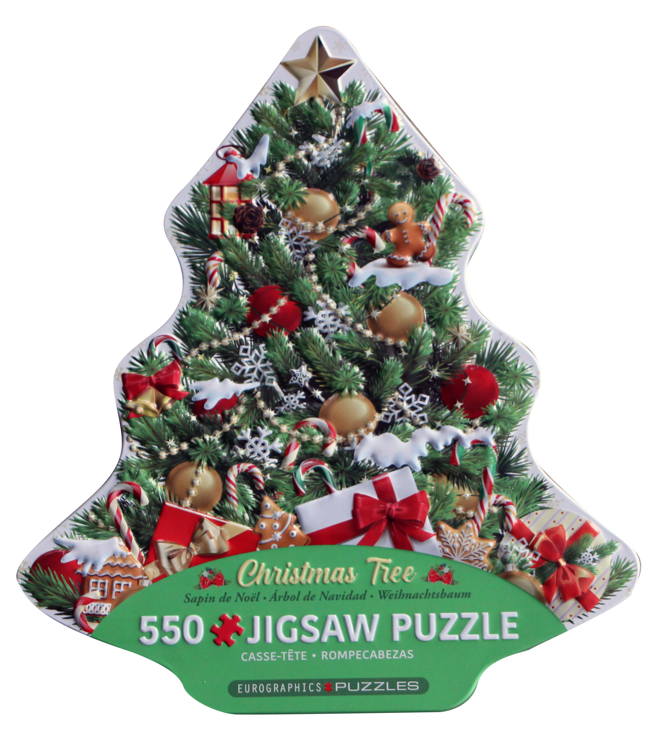 RCMP Heritage Centre CHRISTMAS TREE PUZZLE IN TREE TIN