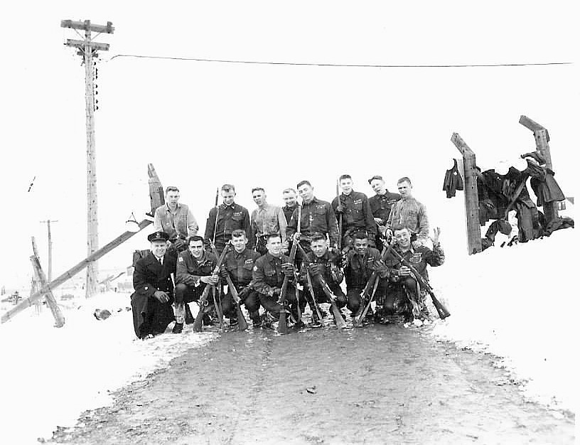 Royal Canadian Navy HMCS Cornwallis, 1955