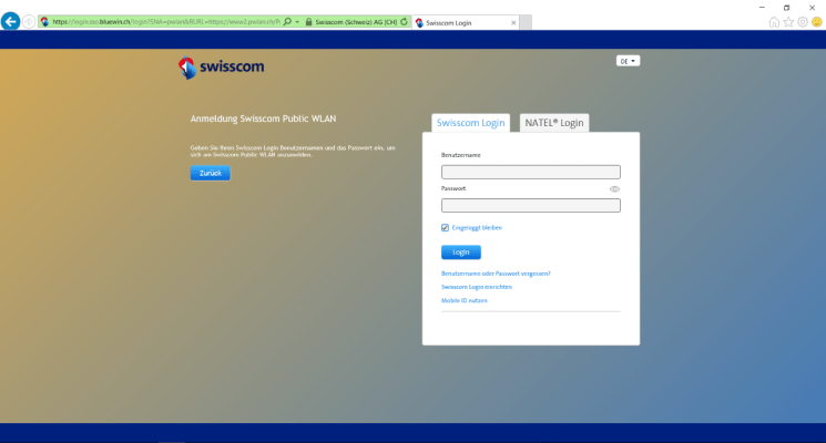 Set up PWLAN Help