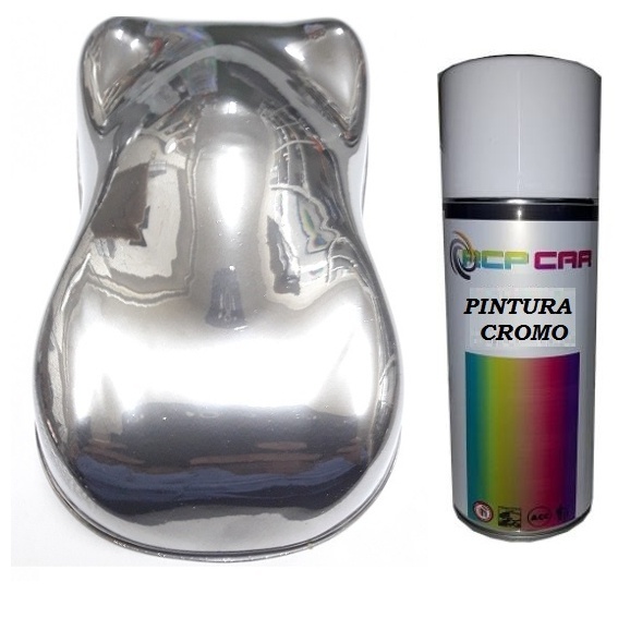 SPRAY CROMADO PLATA LLantias Bicicletas Coches