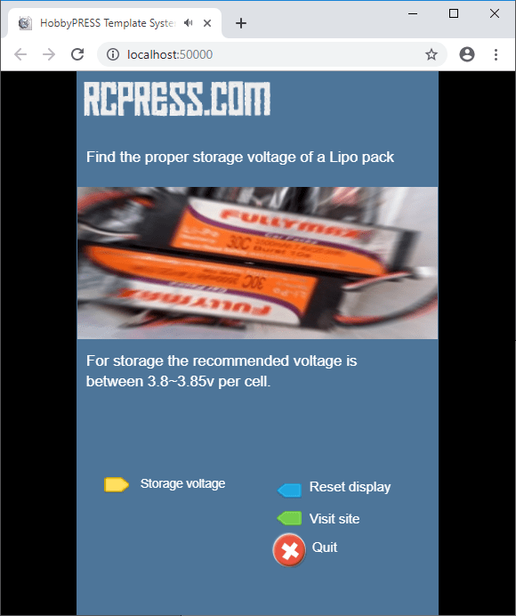 Find the proper storage voltage of a Lipo pack RCPRESS