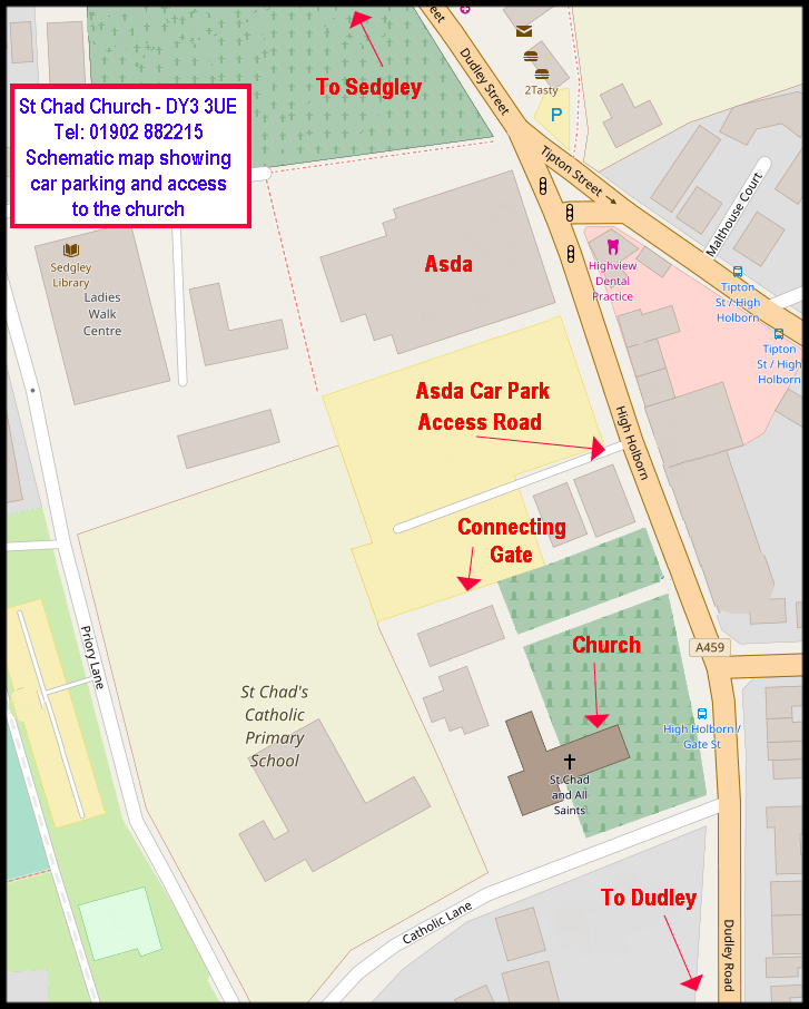 Parishes of St Chad and St Peter (Sedgley) Car Parking