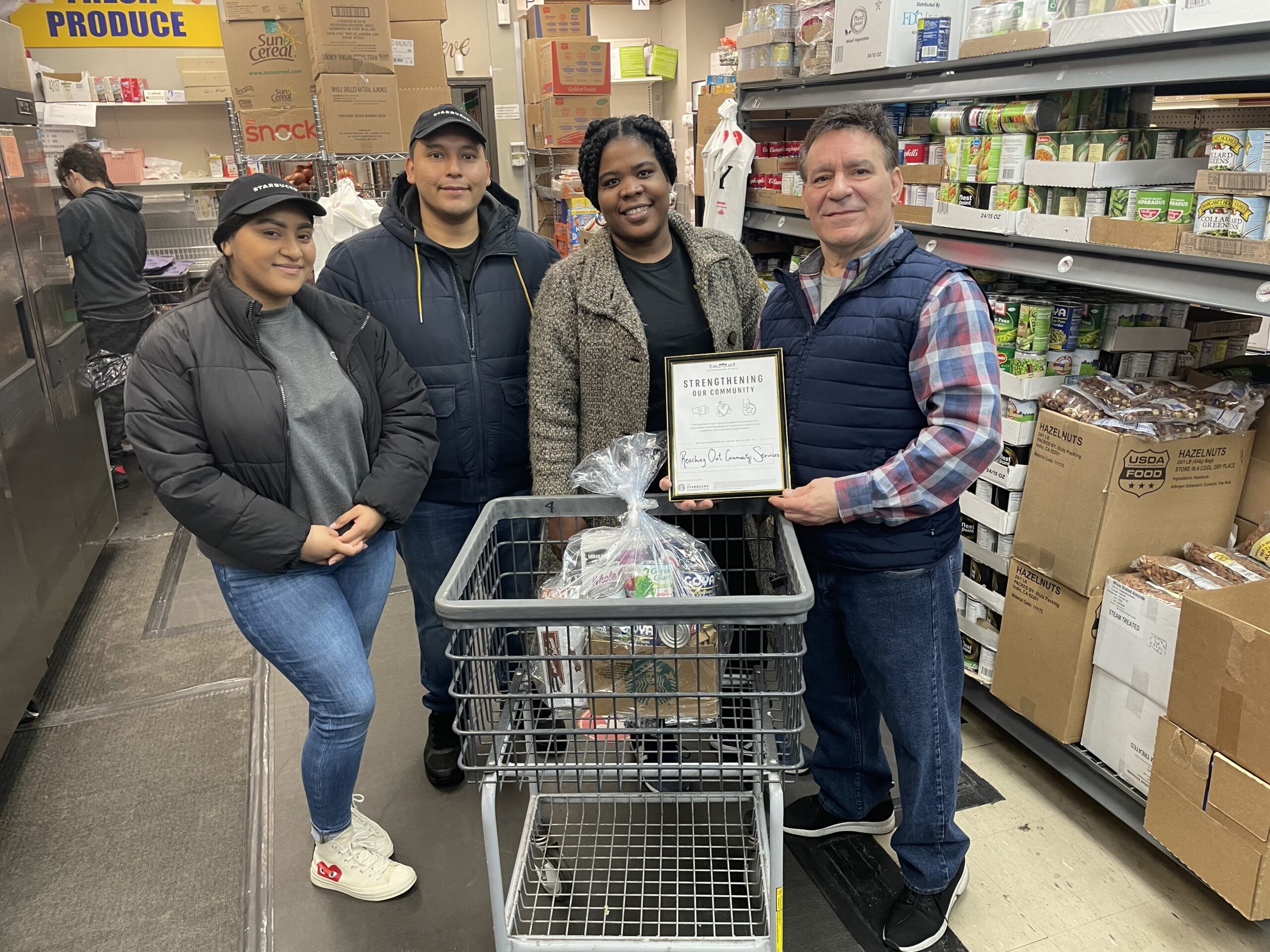 Starbucks team provides support to help neighbors in need Reachingout Community Services