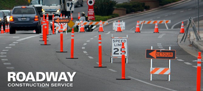 Traffic Delineator Rental Road Detour Management Temporary Lane