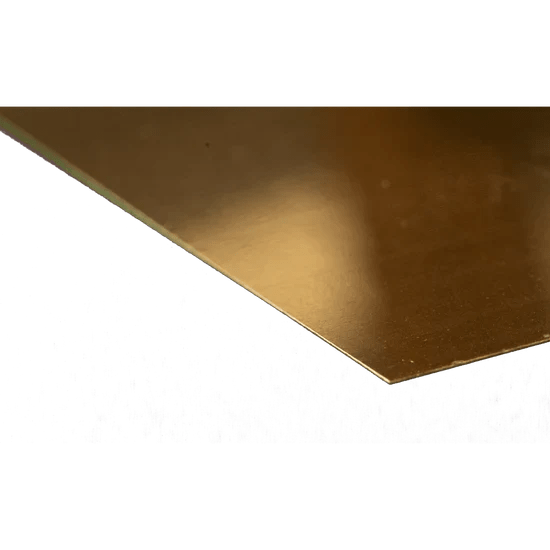 K&S Brass Sheet 0.010" Thick x 6" Wide x 12" Long (1 Piece)