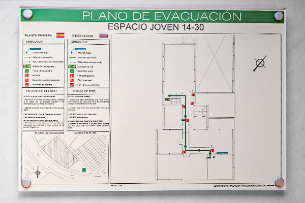 Planos de evacuación RDB Planos de emergencia y evacuación