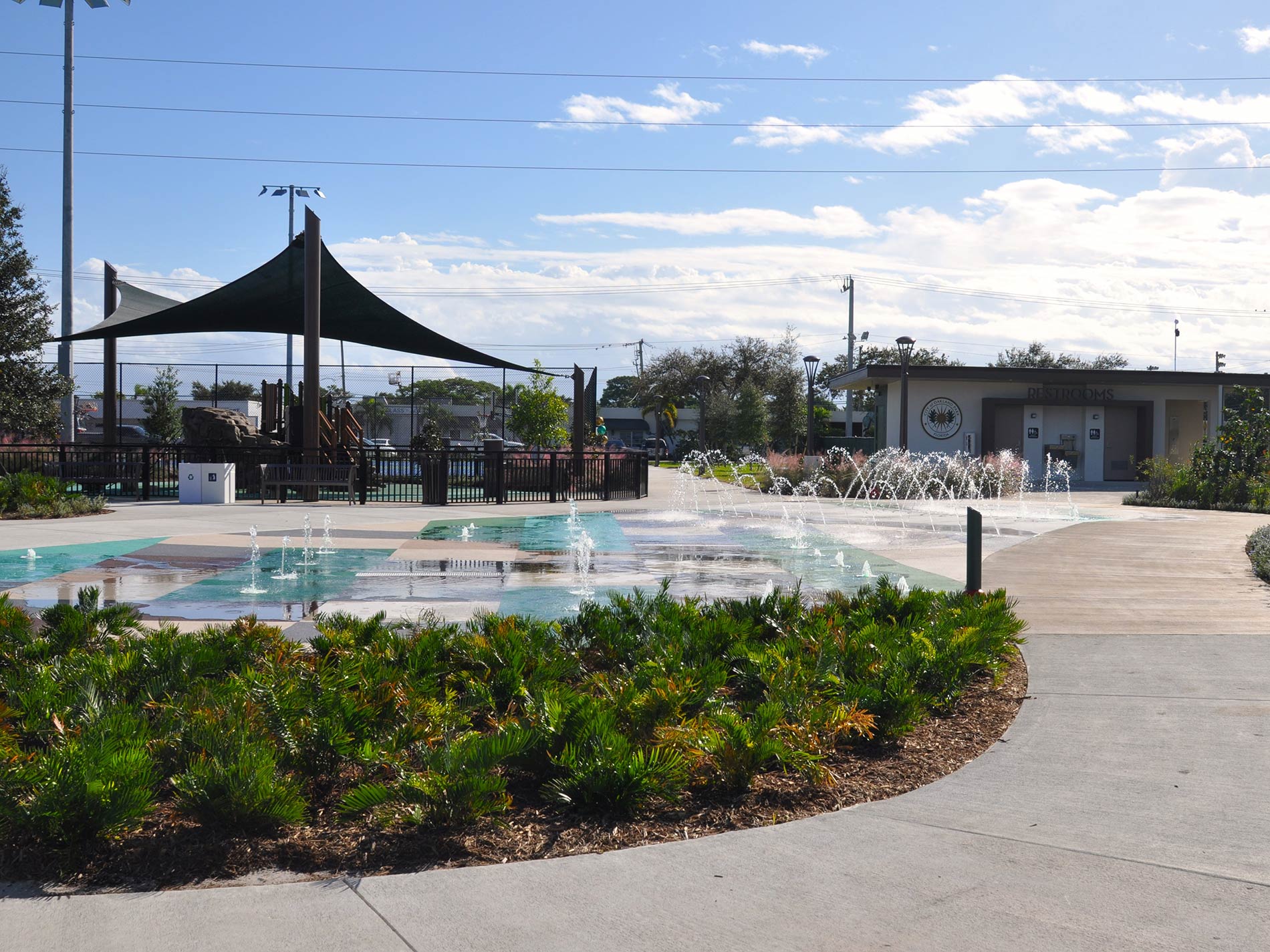Collins Community Center Oakland Park Splash Pad RDC Design Build
