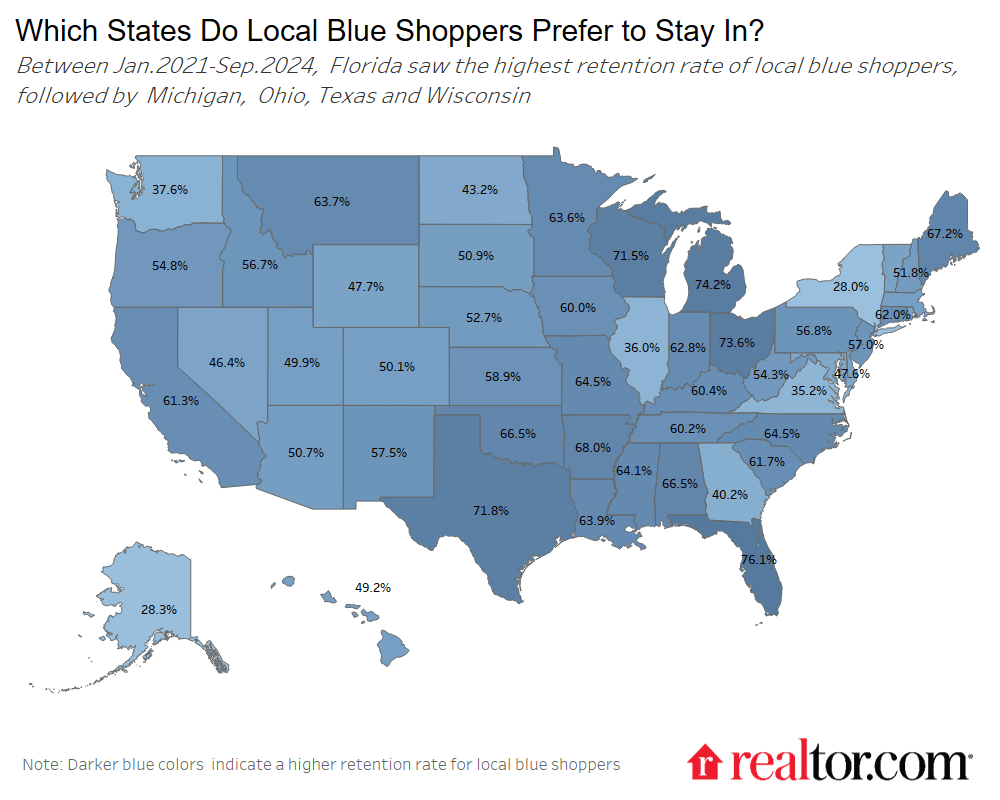 Analysis Finds Nine States Could Bluer, While 22
