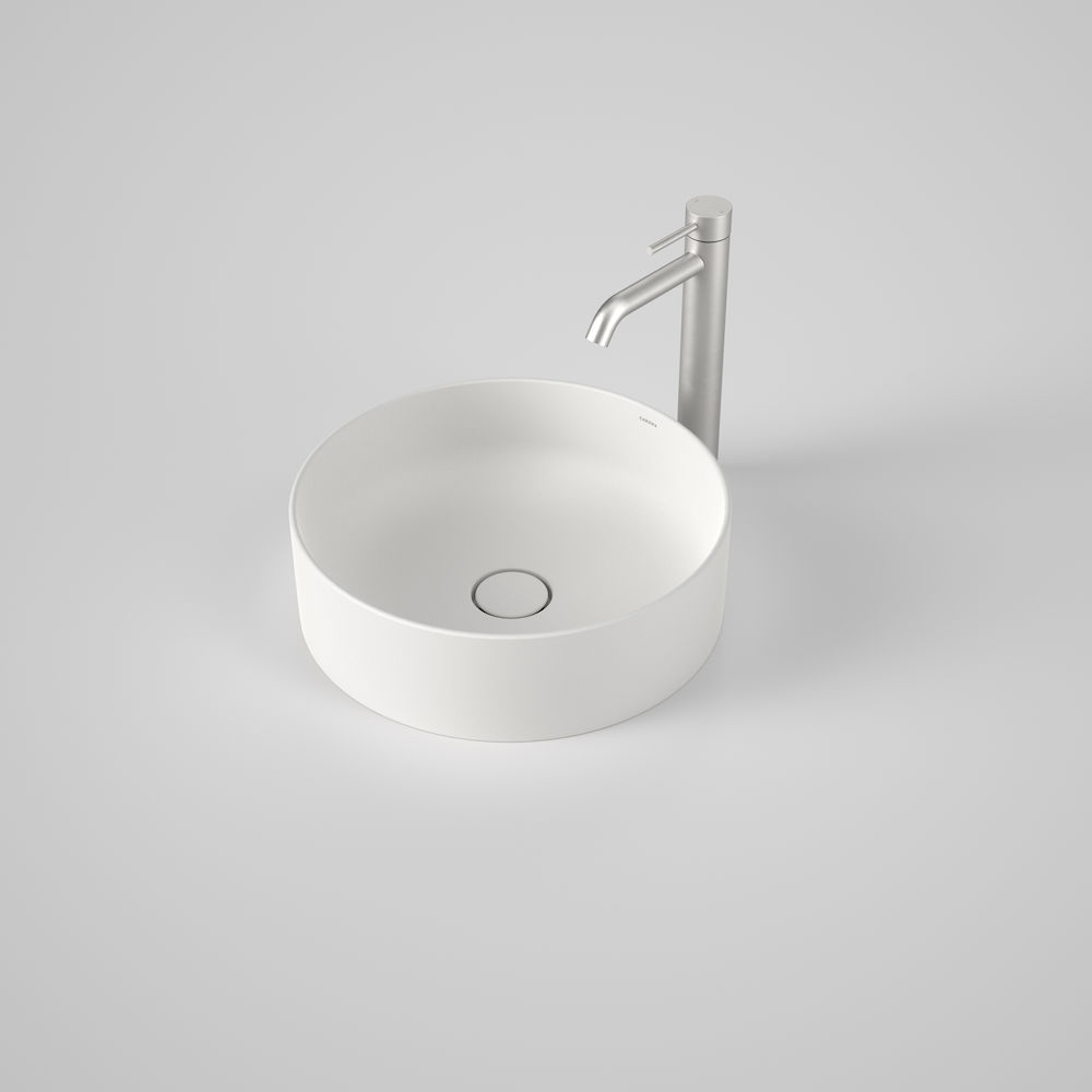 Caroma Liano II 400 Round Above Counter Basin Matte White Renovators