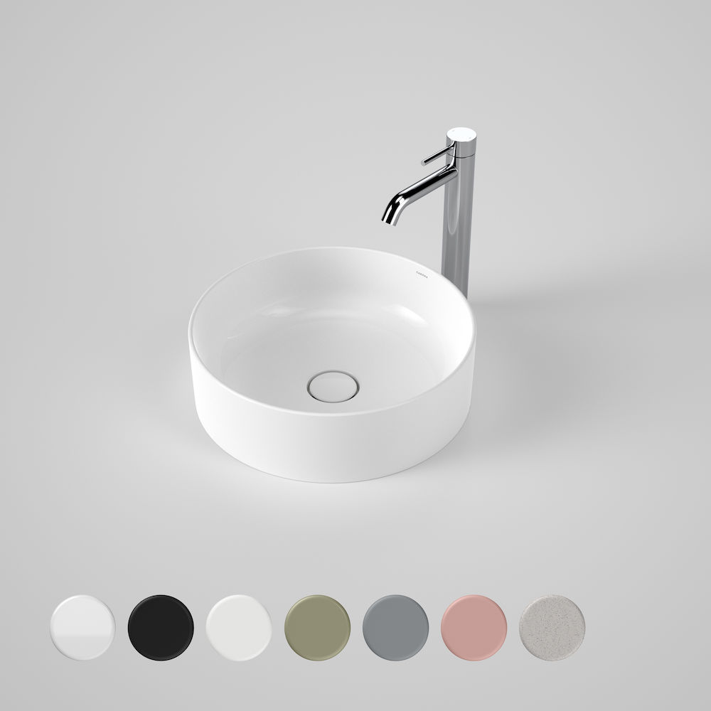 Caroma Liano II 400 Round Above Counter Basin White Renovators