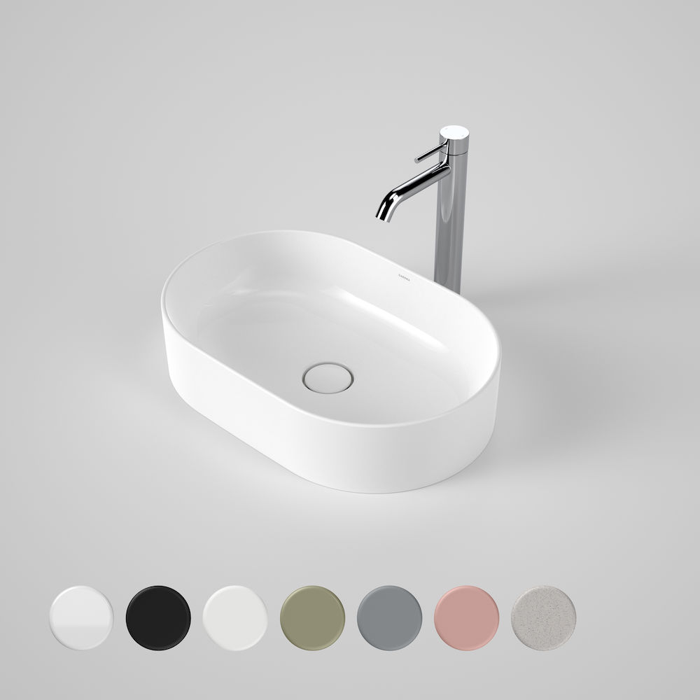 Caroma Liano II 530 Pill Above Counter Basin White Renovators