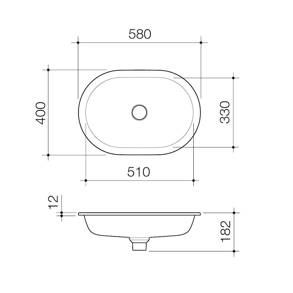 Caroma Liano II 580 Pill Under / Over Counter White Renovators