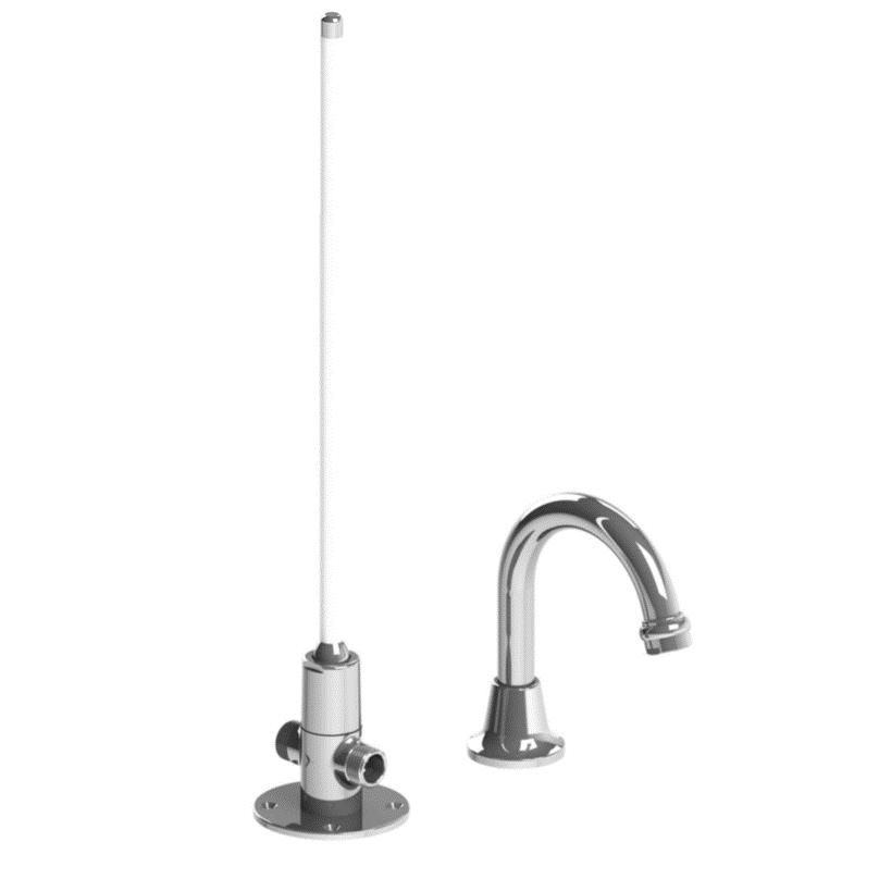 Harmony Knee Operated Valve with Gooseneck Spout Kit Renovators