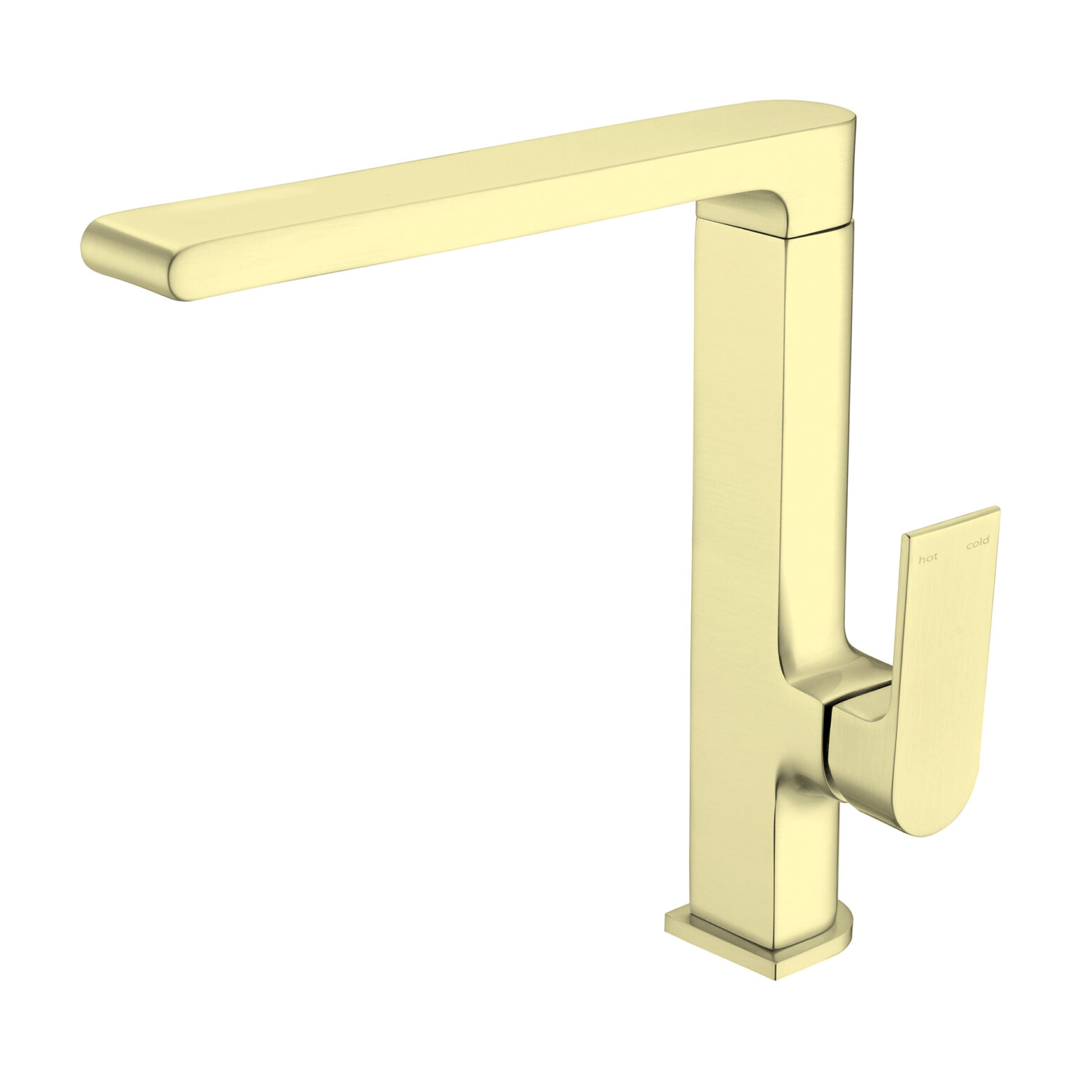 Nero Bianca Squareline Kitchen Mixer Brushed Gold Renovators Discount