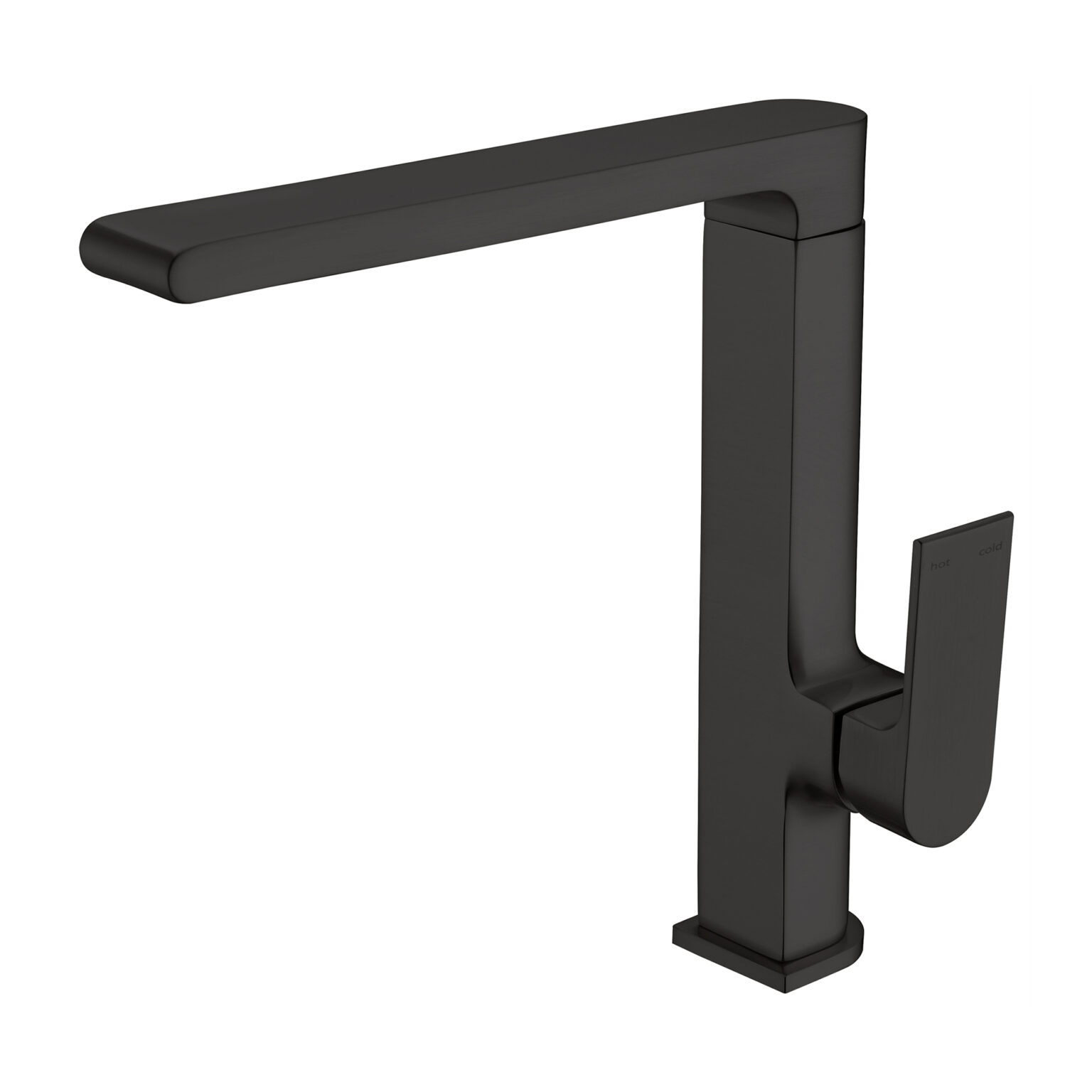 Nero Bianca Squareline Kitchen Mixer Matte Black Renovators Discount