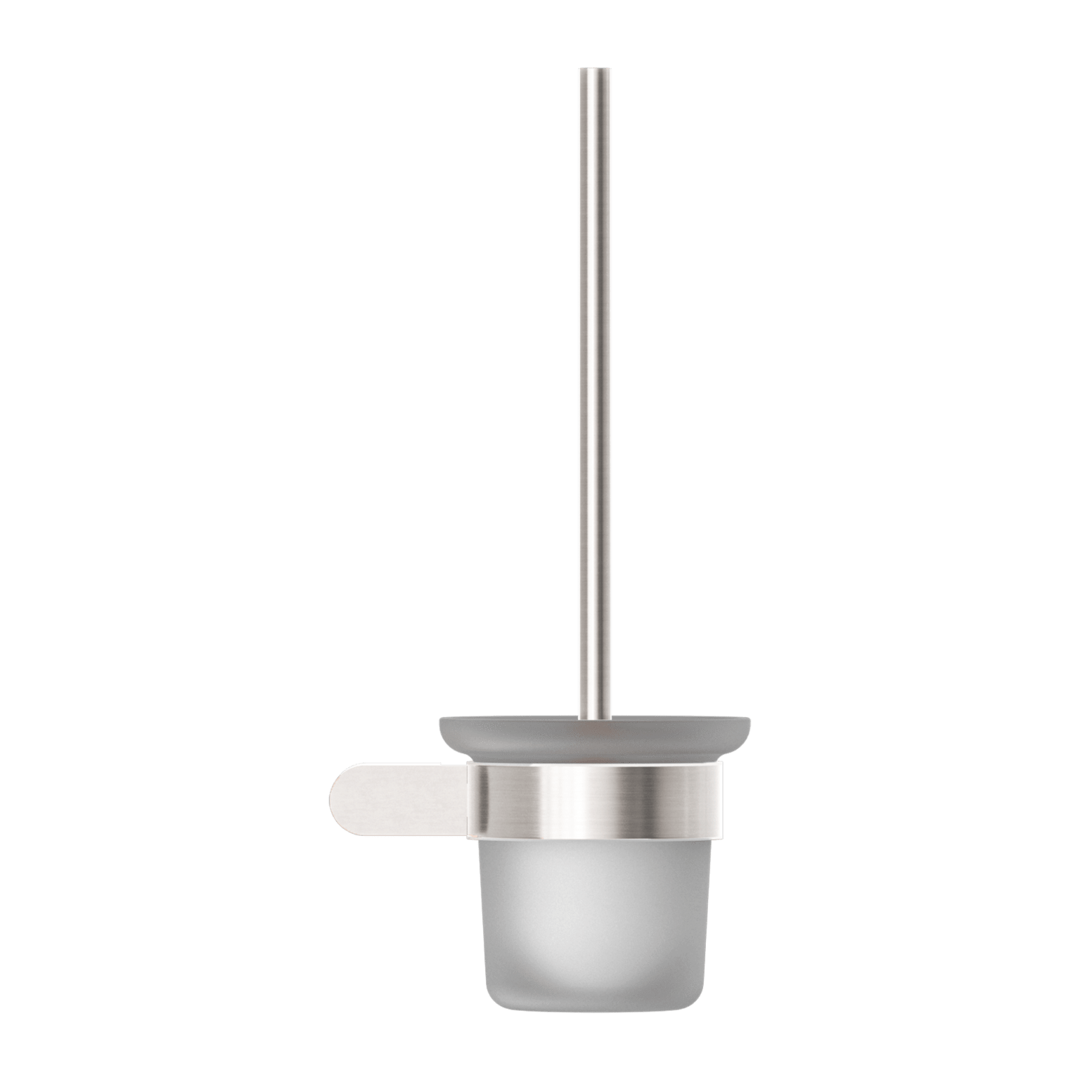 Nero Bianca Toilet Brush Holder Brushed Nickel Renovators Discount Depot