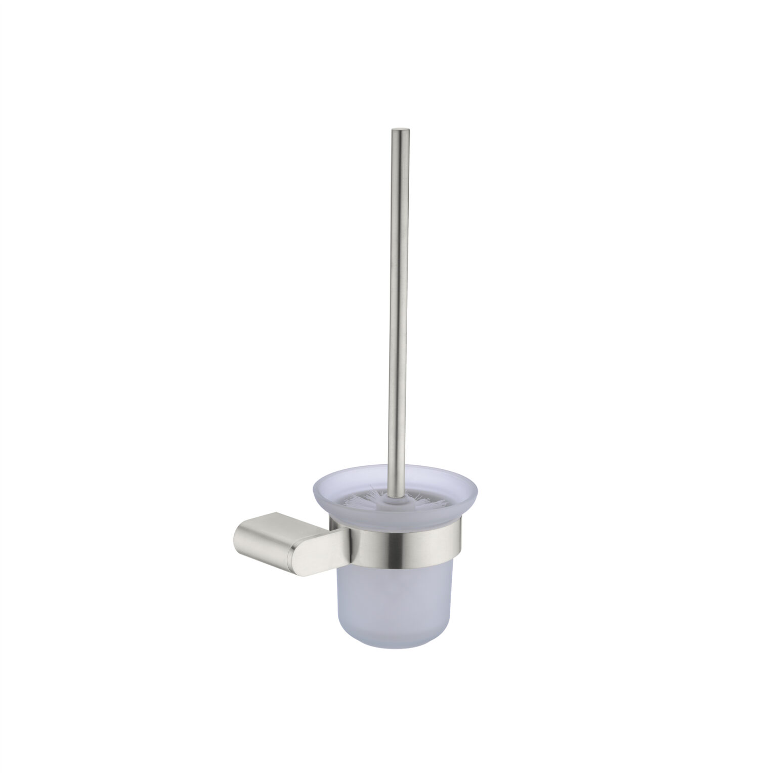 Nero Bianca Toilet Brush Holder Brushed Nickel Renovators Discount Depot