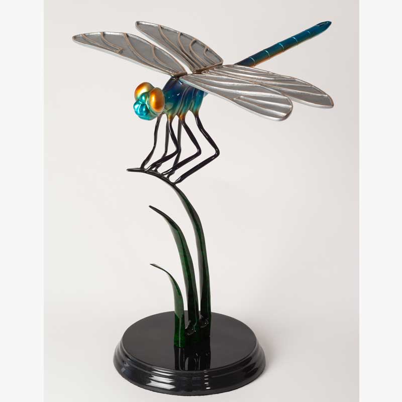 Dragonfly Bronze Sculpture Aerial Acrobat Wildlife Bronze