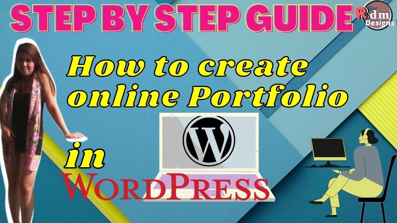 How to Create Online Portfolio in WordPress Step by Step Tagalog