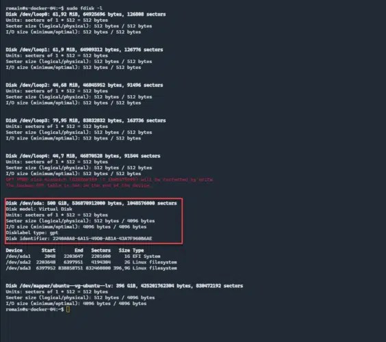 Ubuntu Extend LVM partition and disk RDRIT