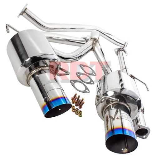 Hyundai Tiburon 03-06 V6 Dual Catback Exhaust System Stainless Steel