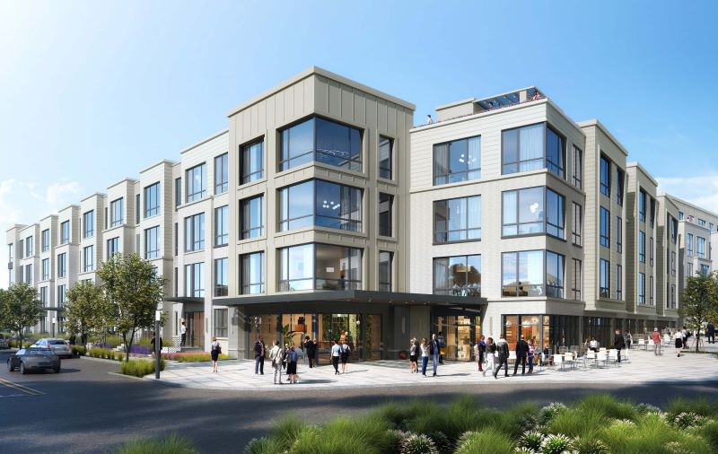 Kushner breaks ground on 299 apartments, supermarket in key gateway