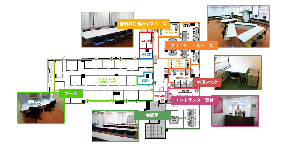 汐留オフィス（直営）の施工・運用事例 空きビル活用ならシェアオフィス運営