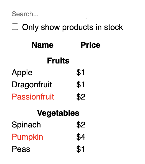 04) 리액트로 생각하기 React 리액트 마스터 모바일과 웹 사용자 인터페이스 개발을 위한 최고의 라이브러리