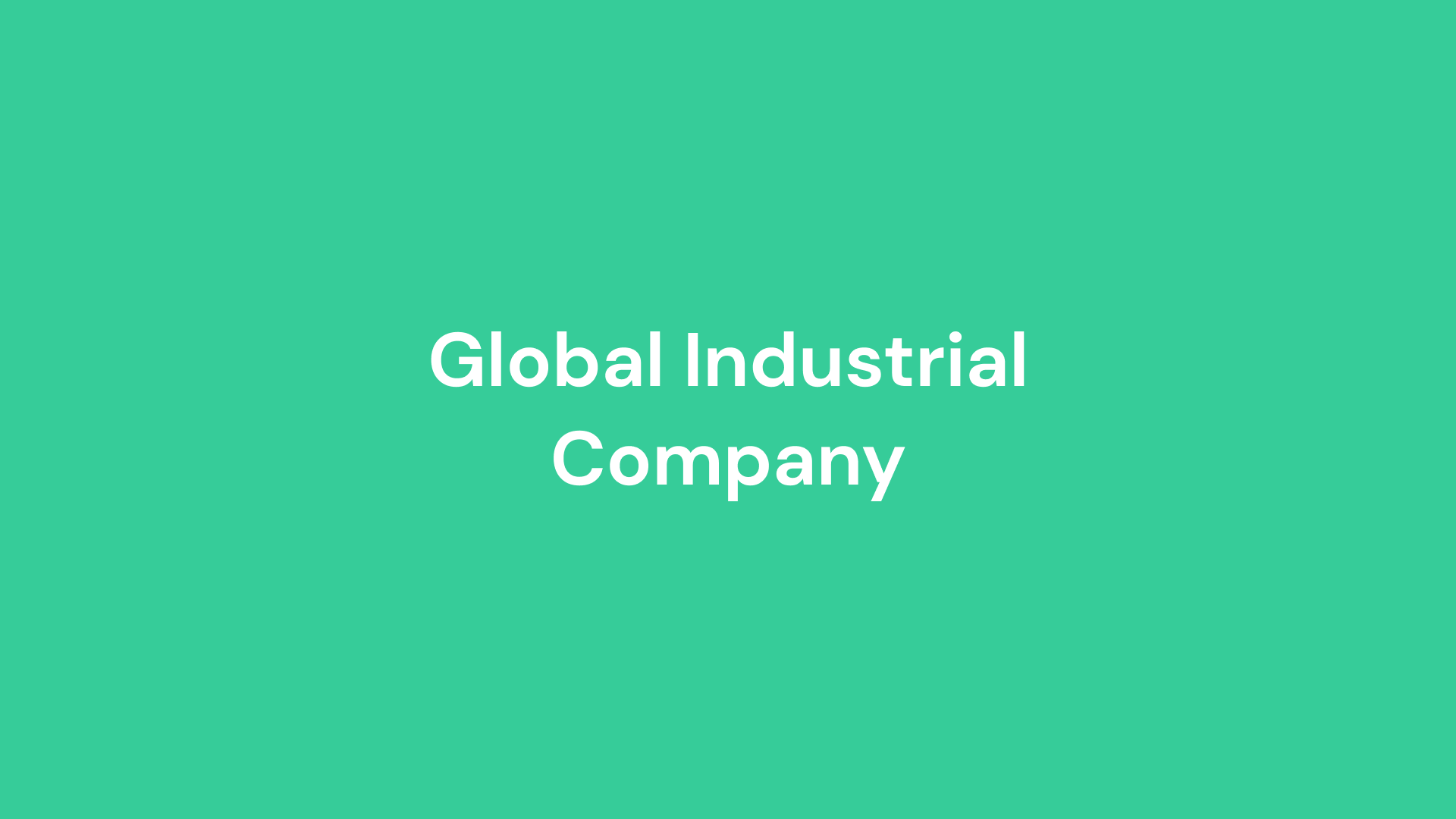 Global Industrial Company Finds 12 Million Costbased Pricing