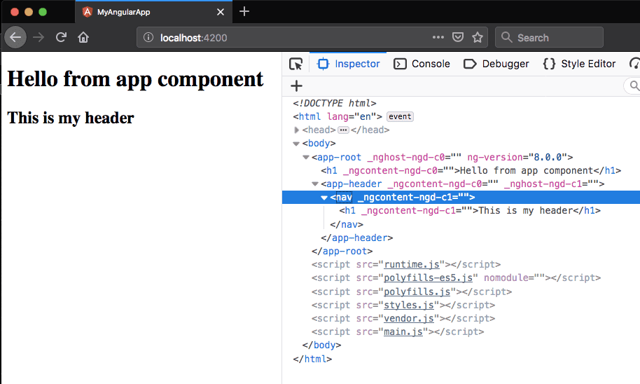 Angular components tutorial Reactgo