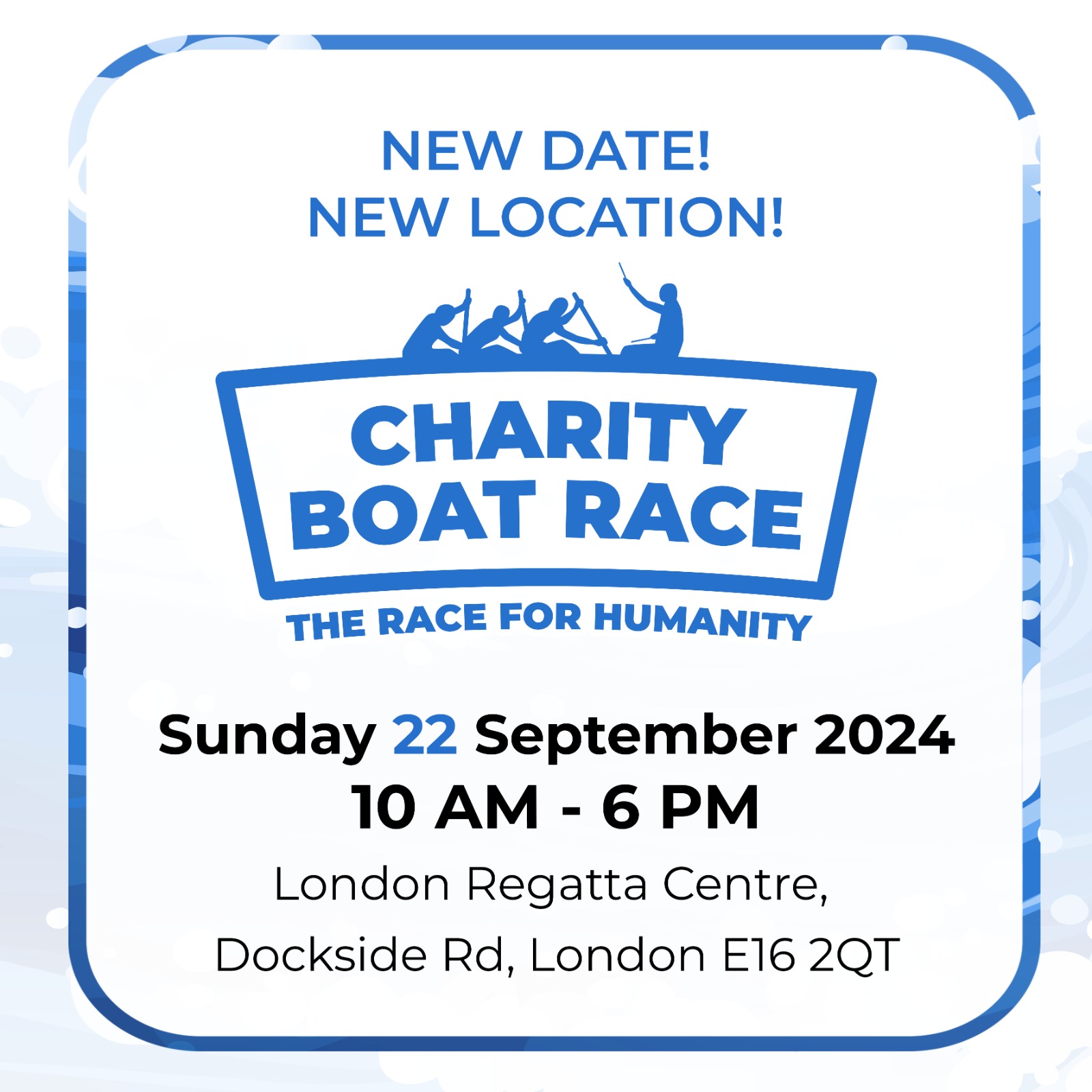 ২২ সেপ্টেম্বর পূর্ব লন্ডনে অনুষ্ঠিত হবে চ্যারিটি বোট রেইস ২০২৪