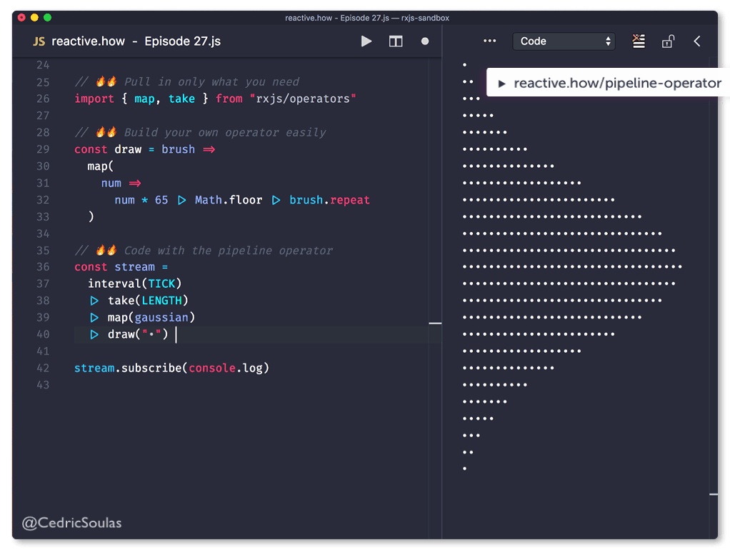 RxJS Pipeable operators vs. Dotchaining