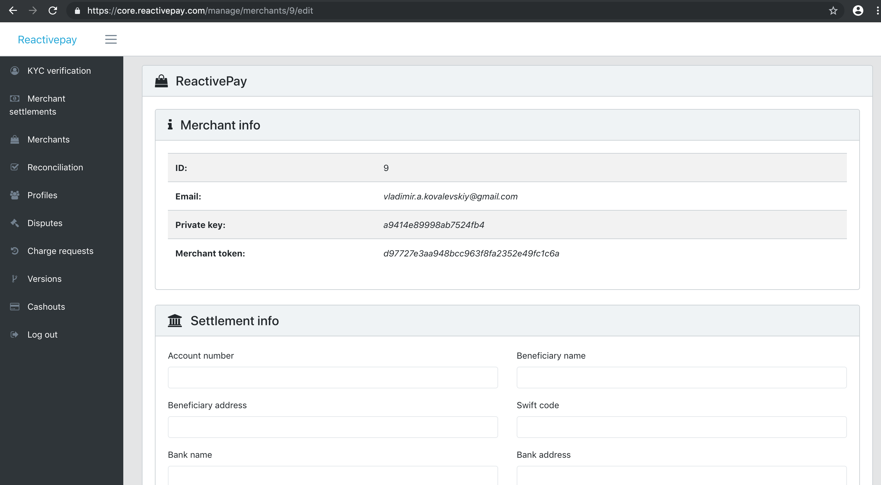 Operations — Reactivepay 1.0 documentation