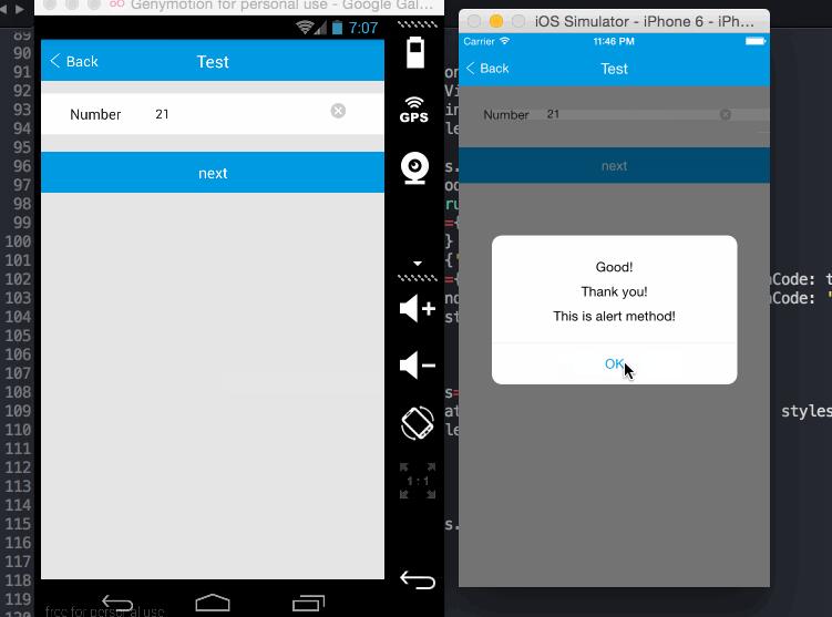 a custom component for React Native