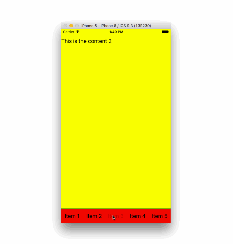 ReactNative Tab bar with more freedom