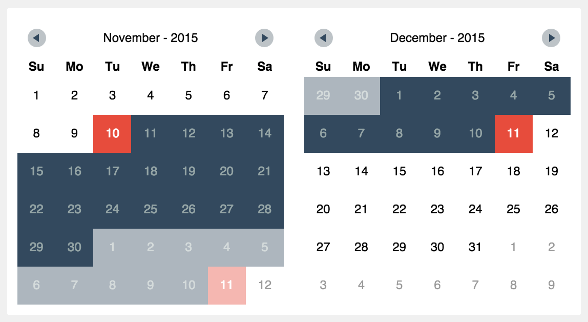 41 Javascript Date Range Calendar Javascript Nerd Answer